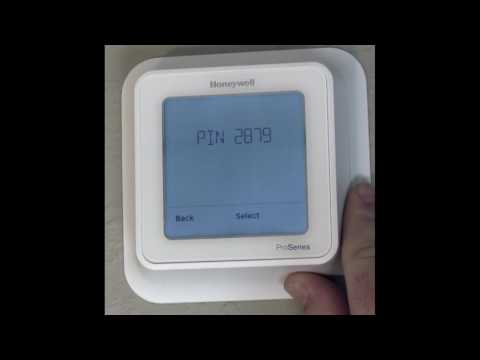 How To Unlock A Honeywell Thermostat Pro Series 8000 Series