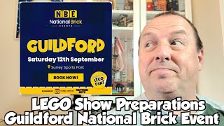 LEGO Show Preparations for the Guildford National Brick Event