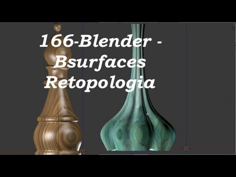 166-Blender -- Bsurfaces Retopologia