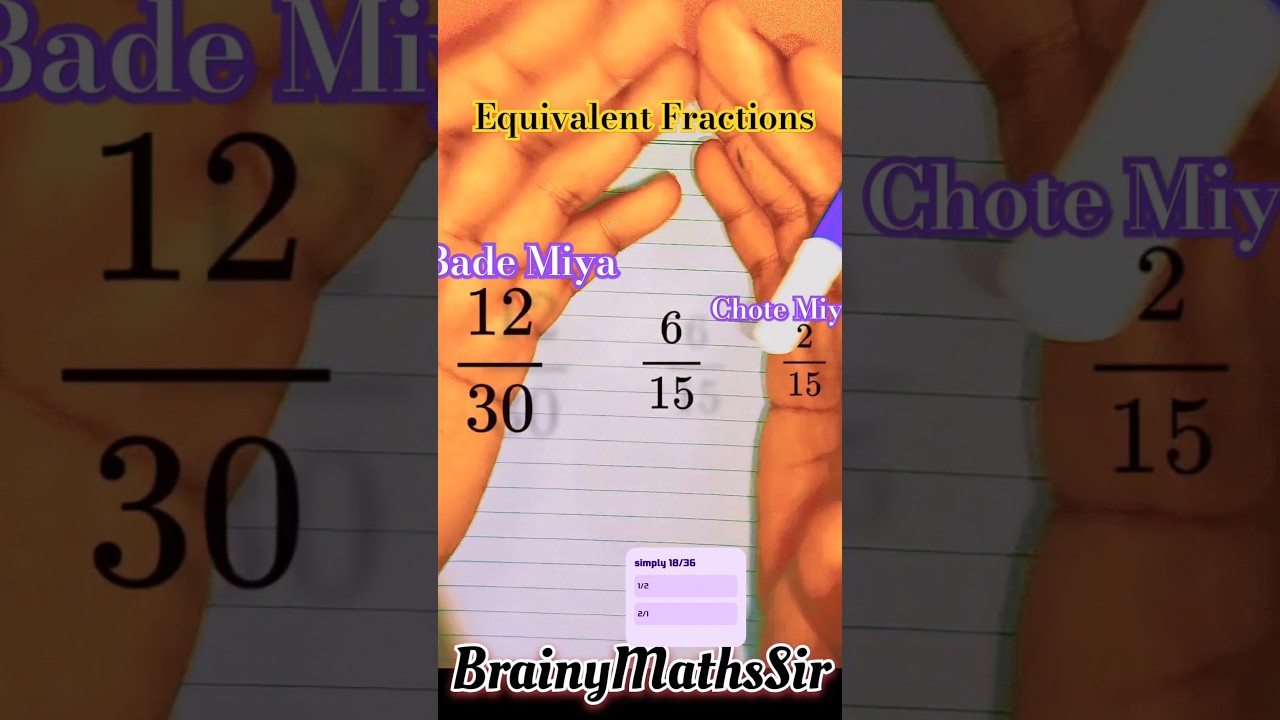 Fraction Simplification Trick! ✂️ 