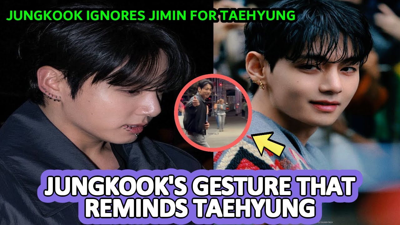 Is JUNGKOOK copying TAEHYUNG?! JUNGKOOK and TAEHYUNG dressed the SAME
