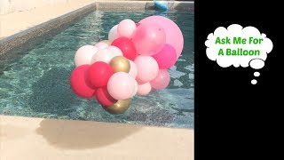 Balloon Garland Pool Decoration