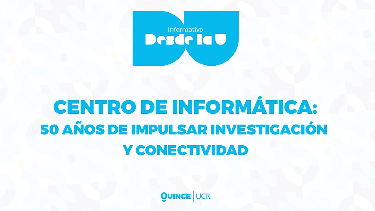 El Centro de Informática de la UCR es el encargado de facilitar el sistema informático y la …