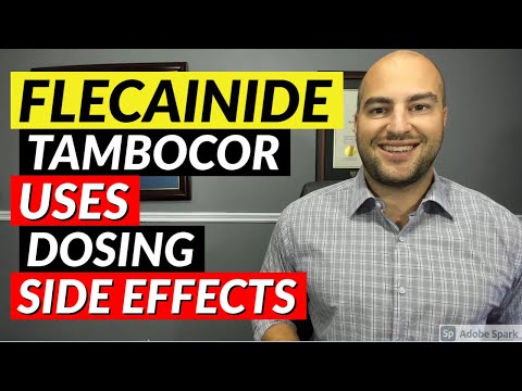 Video: Waarvoor word die middel Tambocor gebruik?