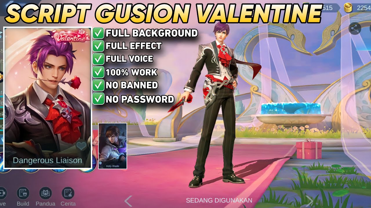 Script Skin Gusion Valentine • full effect voice • no password • pacth ...