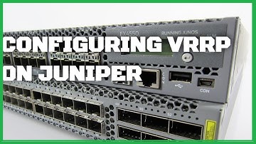 VRRP configureren op Juniper