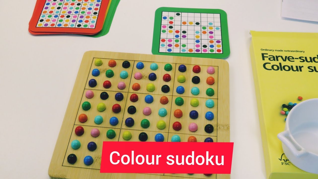 BEST GAME EVER Unpacking and playing colour sudoku / Vybalenie a hranie farebného sudoku