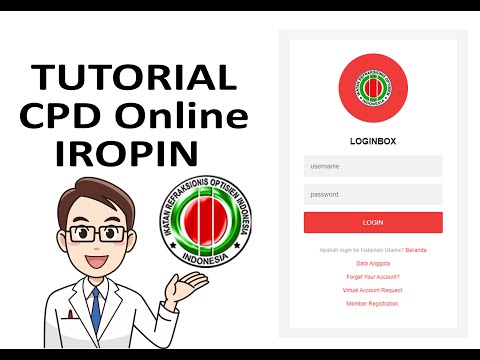 Tutorial CPD Online IROPIN | Optometris | Refraksionis Optisien