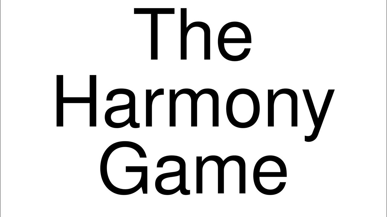 How to Pronounce correctly The Harmony Game (Movie) YouTube