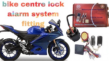 How to install bike security alarm | anti theft security systems with voice alarm system I
