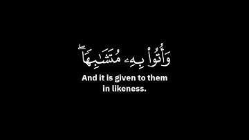 وبشر الذين آمنوا وعملوا الصالحات | مشاري العفاسي - الأية 25 من سورة البقرة ( شاشة سوداء )