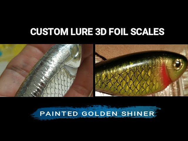 fish scales on lures WTP Lure Tape-Small (3 Pack) VLog - 2 Scale Painting