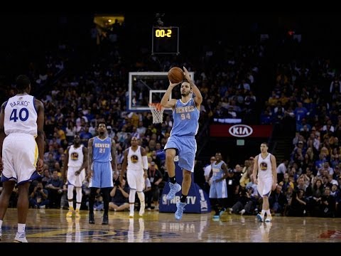 Evan Fournier Beats the Buzzer from Half-Court