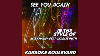 See You Again (Vocal Mix) - Karaoke Boulevard