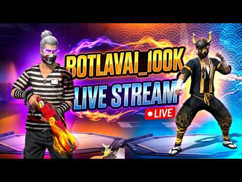 1VS1🔥 LONE WOLF 🥷 LIVE STREAM 🔴BOTLAVAI_100K 🎮
