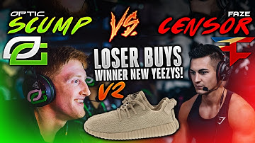 OpTic Scump vs. FaZe Censor - 1v1 (Loser Buys Winner NEW Yeezy