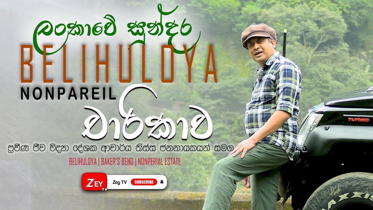 ලංකාවේ සුන්දර බෙලිහුල් ඔය චාරිකාව | Nature of Belihuloya |  Tissa Jananayake | ©Zey TV