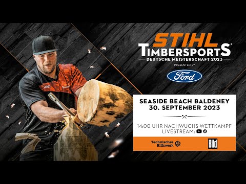 STIHL TIMBERSPORTS® German Newcomer Championship 2023 (German commentary)