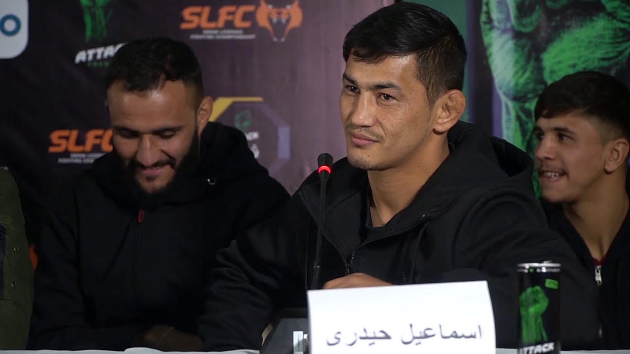 مشاجره لفظی بین علی یوسفی و اسماعیل حیدری |  دومین نشست مطبوعاتی دور 11 شب نبرد | Fight Night 11