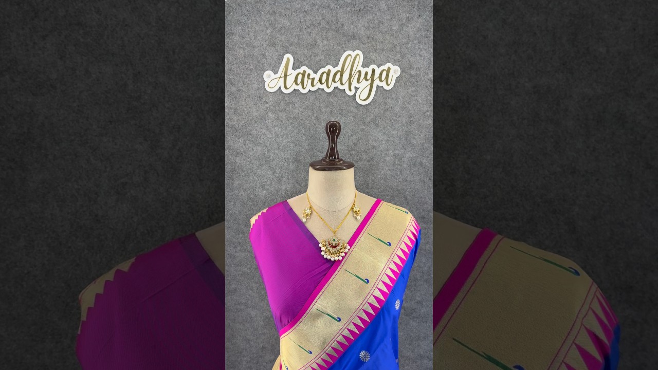 Authentic Paithani Sarees – Marathi Parampara
