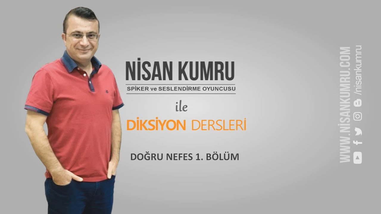 DİKSİYON EĞİTİMİNDE DİYAFRAM İLE NEFES 1. BÖLÜM