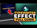 Typewriter Effect in Filmora (FAST & EASY) | 100% WORKS | NO Yapping, To The Point!