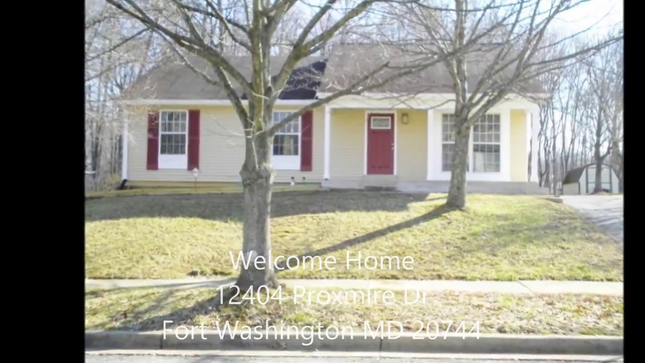 12404 PROXMIRE DR. FORT WASHINGTON, MD 20744