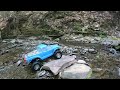 Axial Basecamp RC Rock Crawler in a Creek!