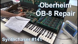 Oberheim OB-8 No Output Repair - Synthchaser #141