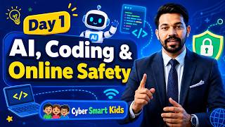 Kids AI Coding Class Day 1 | Learn AI, Coding & Online Safety | Cyber Smart Kids