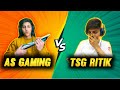 RITIK VS AS GAMING || One Versus One Custom Room Battle -Garena Freefire