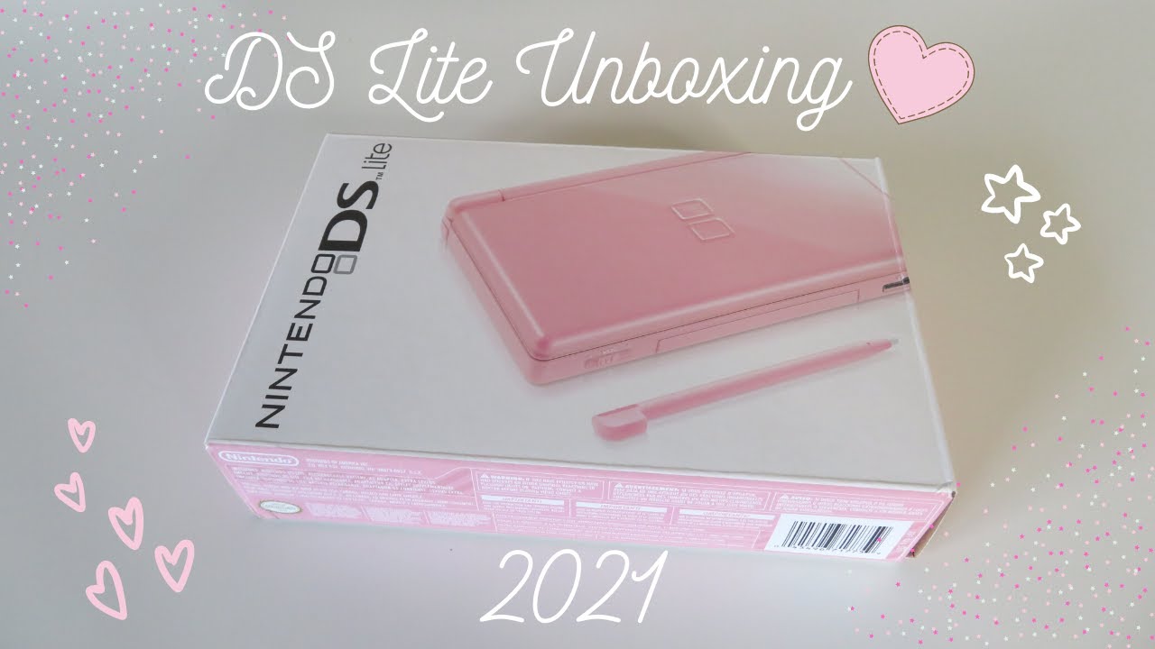 Unboxing a pink nintendo ds lite in 2021 | Starting a pink console  collection