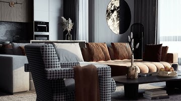 Unreal Engine 5 Archviz Lumen living room