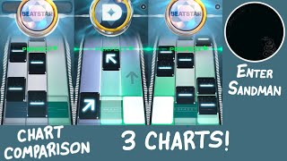 [Beatstar] Enter Sandman - Metallica // Chart Comparison (Standard vs Deluxe vs Alternative Version) screenshot 5
