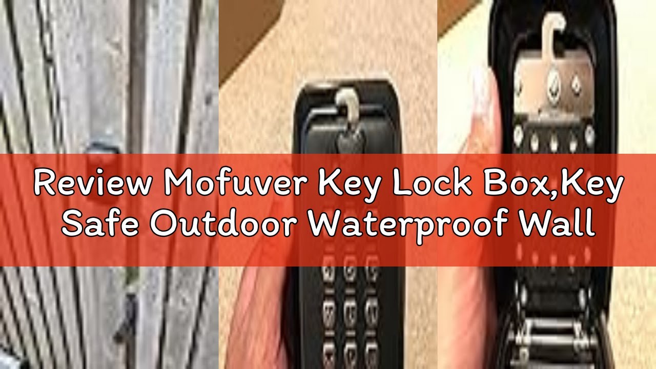 Review Mofuver Key Lock Box,Key Safe Outdoor Waterproof Wall Mounted,Police Approved Key Safe,Key Sa