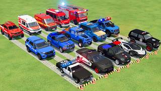 TRANSPORTING POLICE CARS, AMBULANCE, FIRE TRUCK, COLORFUL CARS WITH TRUCK -FARMING SIMULATOR 22! TRANSPORTING POLICE CARS, AMBULANCE, FIRE TRUCK, COLORFUL CARS WITH TRUCK -FARMING SIMULATOR 22!