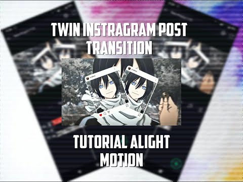 Twin jelly transition tutorial alight motion