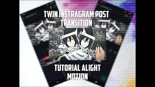 Celebrity Twin jelly transition tutorial alight motion Profile