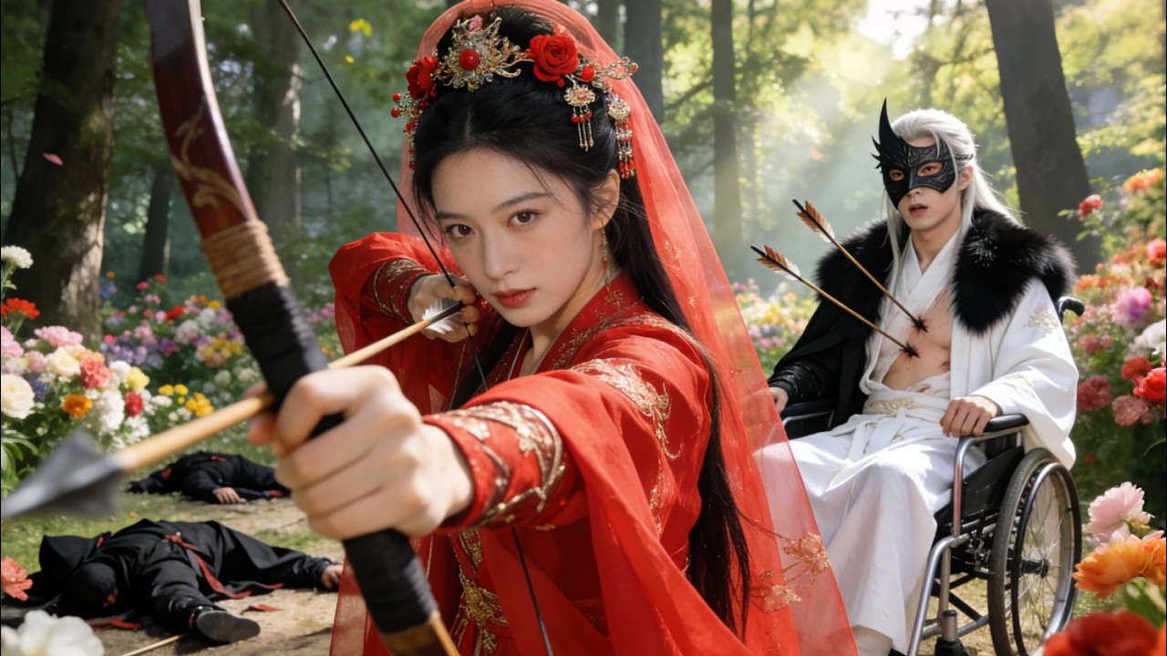 皇帝身中12箭本以為必死無疑，沒想到被路過的女將軍所救！女將軍以一敵百殺穿敵人，皇帝當場下婚書把她娶回宮！#短劇 #短劇全集 #短劇推薦