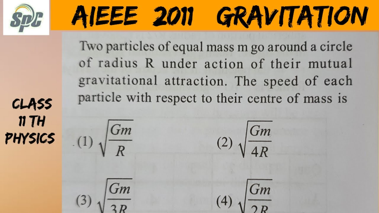 Two Particles Of Equal Mass M Go Around A Circle Of Radius R Under two-particles-of-equal-mass-m-go-around-a-circle-of-radius-r-under