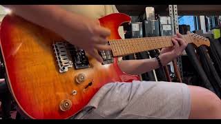 Sound check ... SQOE ELECTRIC GUITAR SEIB650 H-H PICKUP:24-FRETS - Cherry Burst #sqoe