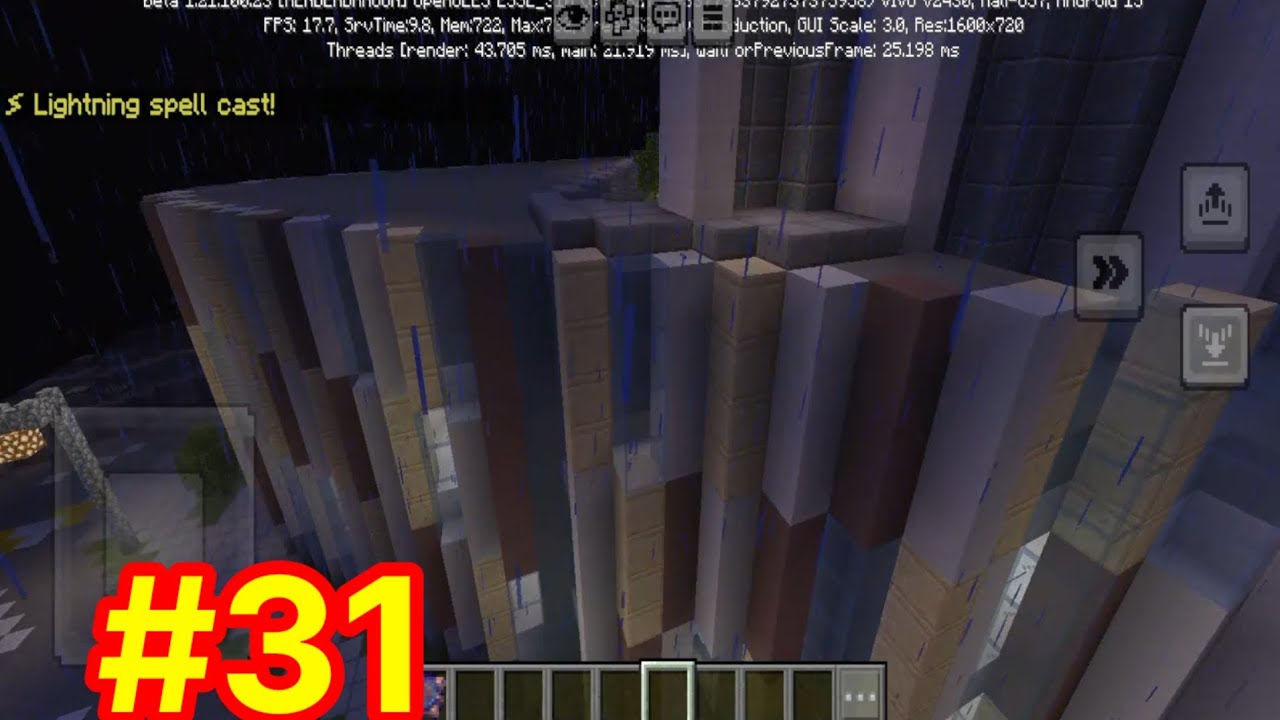 Minecraft gaming episode #31 rain weather