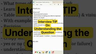 Interview TIP On Understanding the Question before answering #servicenow #skfacts