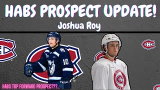 Habs Prospect Update - Joshua Roy Profile