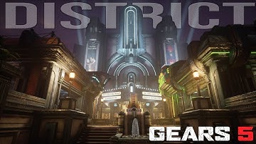 GEARS 5 - District Map - First Gears of War 5 Flythrough map