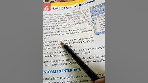 Chapter 6 Using Excel as Database