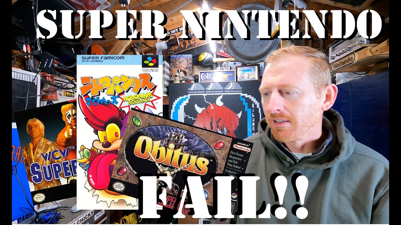 Super Nintendo Mega Fail!! - YouTube