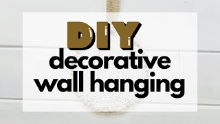DIY decorative wall hanging