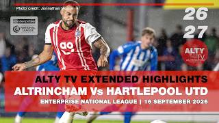 Altrincham FC vs Hartlepool United highlights