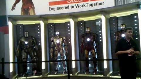 Oracle OpenWorld 2010 - Iron Man Exhibition - Clip 1